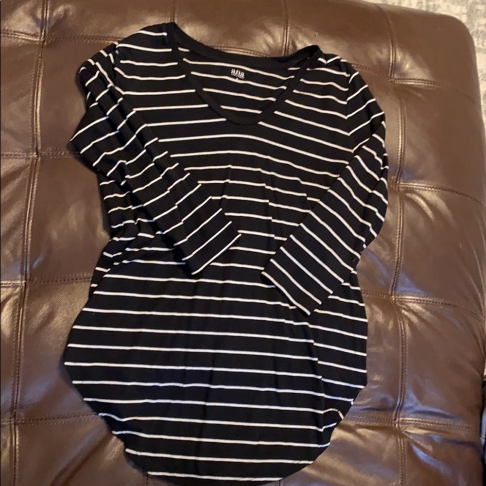 3/4 striped tee